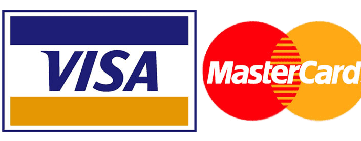 We accept Visa, Mastercard, American Express, and Discover